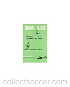 Crystal Palace Supporters' Club Handbook 1965-66