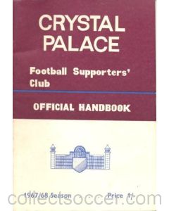 Crystal Palace Official Supporters' Club Handbook 1967-68