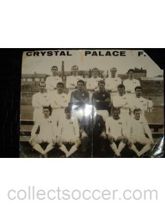 Crystal Palace large team photograph of unknown season