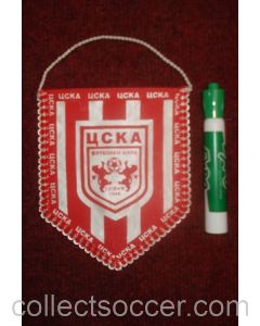 CSKA, Sofia, Bulgaria Pennant once property of the football referee Neil Midgley