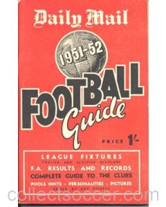 1951-1952 Football Guide, Daily Mail production