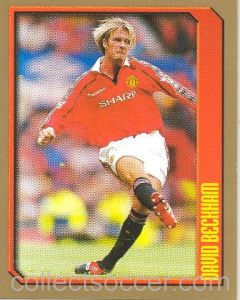 David Beckham Premier League 2000 sticker