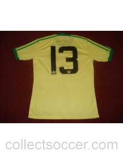Football Memorabilia Welsh Shirt of unknown footballer No:13, match worn