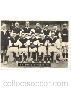 D.T. Marsh's Birmingham FC Photocard