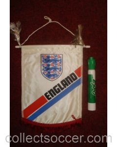 England middle size Pennant once property of the football referee Neil Midgley