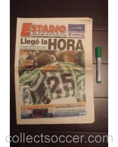 Estadio newspaper of 05/03/1998 covering Real Betis v Chelsea