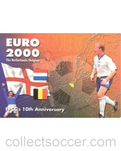 Euro 2000 postcard Football Postcard Collectors Club's 10th Anniversary