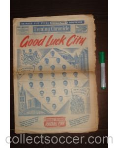 Evening Chronicle newspaper of 05/05/1955 covering the 1955 FA Cup Final in advance