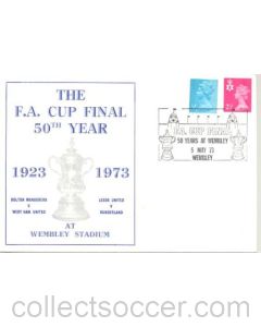 The FA Cup Final 50th Year 1923-1973 first day cover