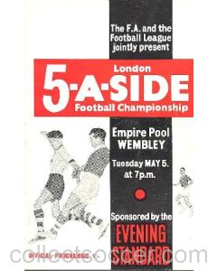 1959 Five-a-Side official programme
