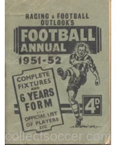 Football Annual 1951-1952 Racing & Football Outlook publication