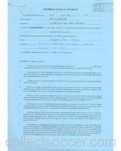Football League Player Contract between Robert Paul Gray and Wigan Athletic of 27/05/1991