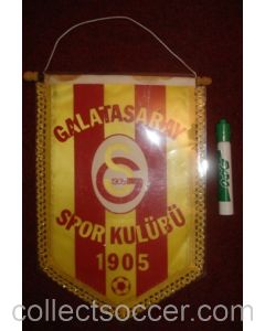 Galatasaray Pennant once property of the football referee Neil Midgley