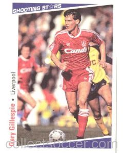 Gary Gillespie Liverpool Shooting Stars Card