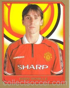 Gary Neville Premier League 2000 sticker