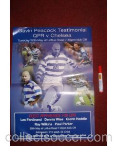 Queen's Park Rangers v Chelsea poster 20/05/2003 Gavin Peacock Testimonial Match