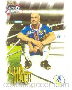 Chelsea card of 1999 featuring Gianluca Vialli