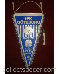 Goteborg large Pennant once property of the football referee Neil Midgley