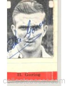 H. Goring Signed Newspaper Cutting Photograph