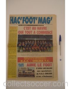 Hac Foot Mag newspaper of Notre Club of 07/05/1992, covering Chelsea