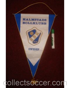 Halmstads, Sweden Pennant once property of the football referee Neil Midgley