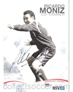 Hamburg Ricardo Moniz - Co-Trainer originally signed card of Season 2009-2010