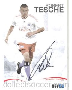 Hamburg Robert Tesche originally signed card of Season 2009-2010