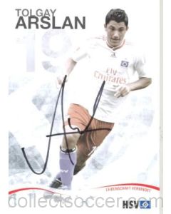 Hamburg Tolgay Arslan originally signed card of Season 2009-2010