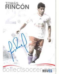 Hamburg Tomas Rincon originally signed card of Season 2009-2010
