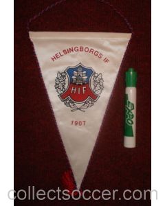 Helsingborgs Pennant once property of the football referee Neil Midgley