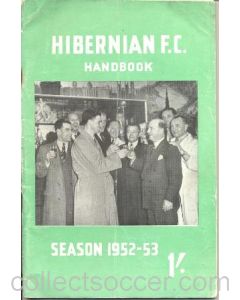 Hibernian Handbook of season 1952-1953