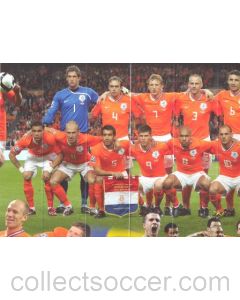 Holland v England poster in mint condition