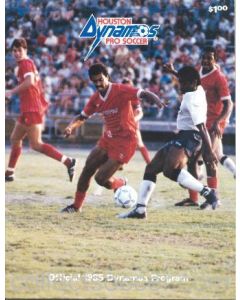 1985 Houston Dynamos v Sheffield United official programme