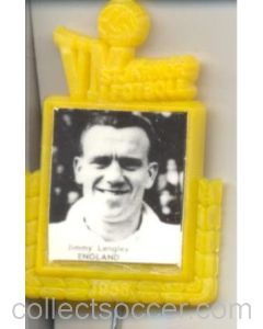 Jimmy Langley England World Cup 1958 Badge Yellow