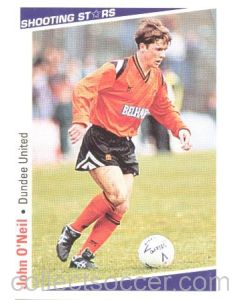John O'Neil Dundee United Shooting Stars Card