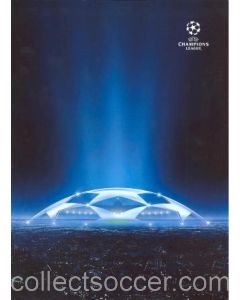 Juventus v Chelsea Champions League Final in Turin on 10/03/2009 Press Pack