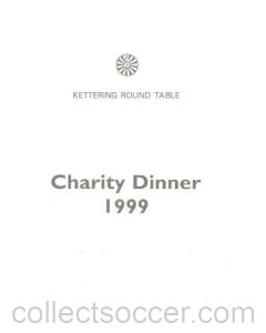 Kettering Round Table - Charity Dinner 1999 menu