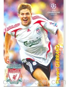 Liverpool - Steven Gerrard Russian produced postcard