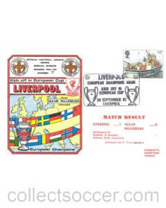 Liverpool - European Champions Again - First Day Cover 30/09/1981