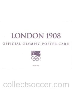 London 1908 Official Olympic Poster Card