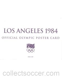 Los Angeles 1984 Official Olympic Poster Card
