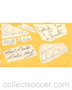 Luton and Tottenham Hotspur old autographs