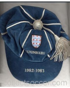 1982 England Cap v Luxembourg