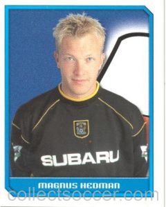Magnus Hedman Premier League 2000 sticker