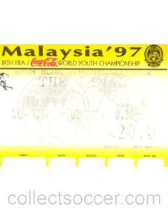 Malaysia'97 IX FIFA World Youth Championship 1997 ticket 05/07/1997