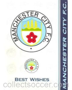 Manchester City Best Wishes card