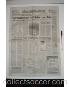 Messaggero di Udine 11/08/2001 newspaper