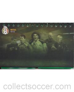 2010 World Cup Mexican National Team Media Guide Notebook