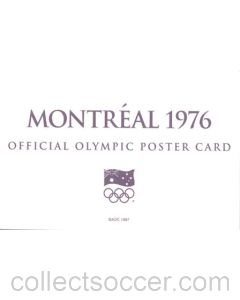 Montreal 1976 Official Olympic Poster Card