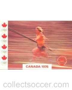 1976 Olympad Monreal athletics postcard